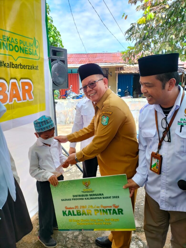 Distribusi BAZNAS Provinsi Kalimantan Barat Bersama Pemprov Kalimantan